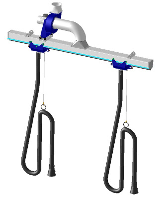 Рельсовая вытяжная система Filcar Ecosys-В-12/2 Рельсовая вытяжная система Filcar Ecosys-В-12/2