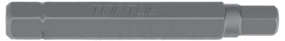 Бита 10 мм шестигранная HEX 12 мм L=75 мм TOPTUL