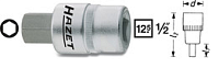 HAZET Головка с шестигранной вставкой 1/2" -12мм 986-12